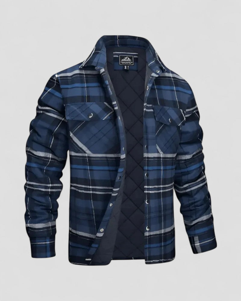 Rugged Flannel Shirt Jacket