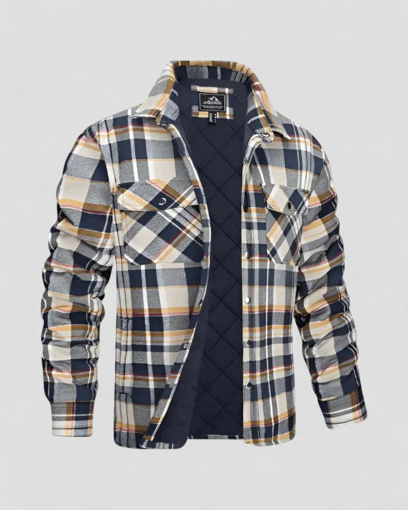 Rugged Flannel Shirt Jacket