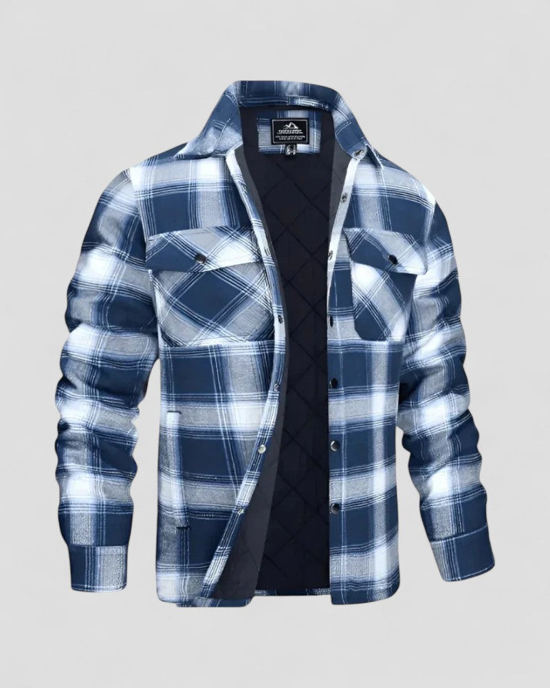 Rugged Flannel Shirt Jacket
