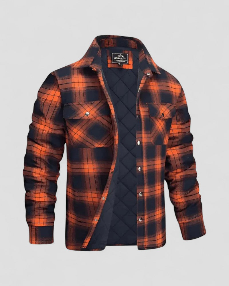 Rugged Flannel Shirt Jacket