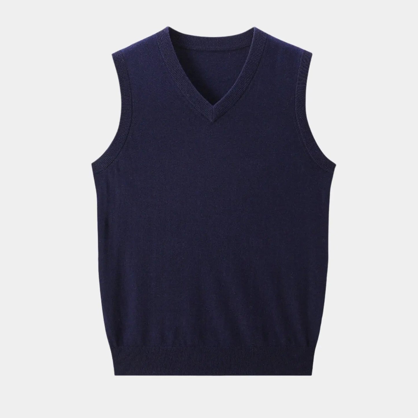 Ladies' Simple Crew Neck Sweater Vest