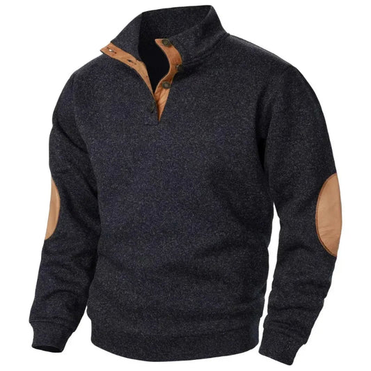 Comfy Men's Relaxed Fit V-Neck Sweatshirt - OutfitLondon