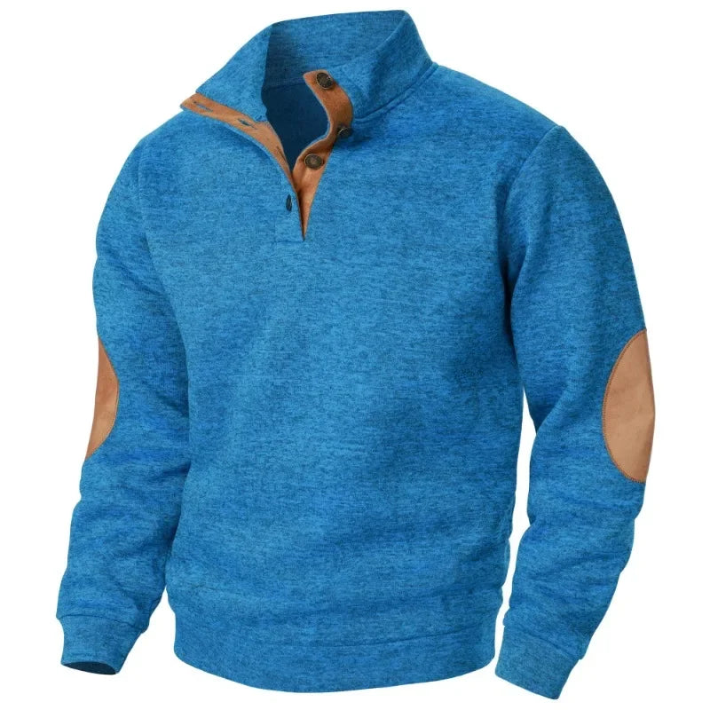 Comfy Men's Relaxed Fit V-Neck Sweatshirt