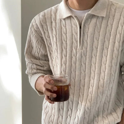 Timeless Crew Neck Men's Knit Sweater