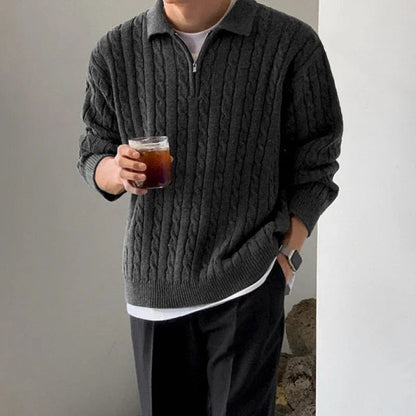 Timeless Crew Neck Men's Knit Sweater