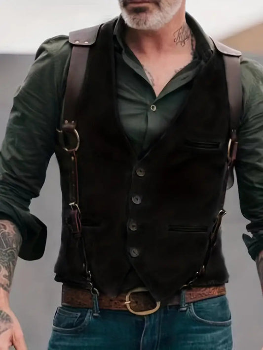 Regular Fit Mens Waistcoat - OutfitLondon