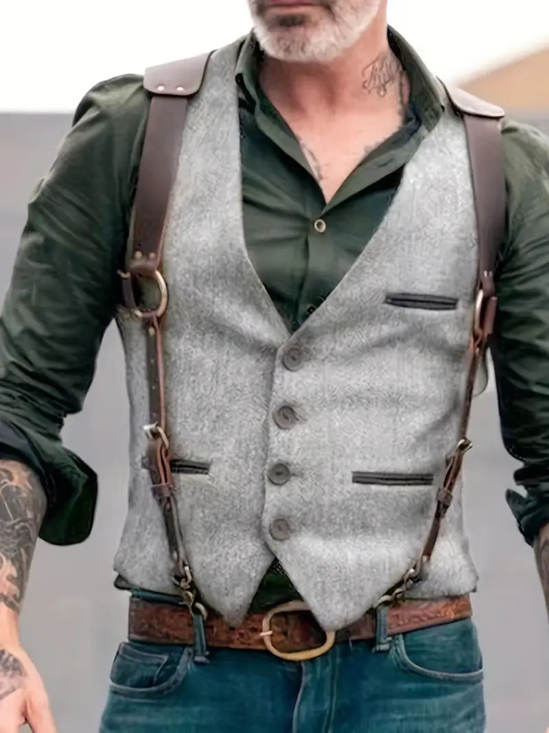 Regular Fit Mens Waistcoat