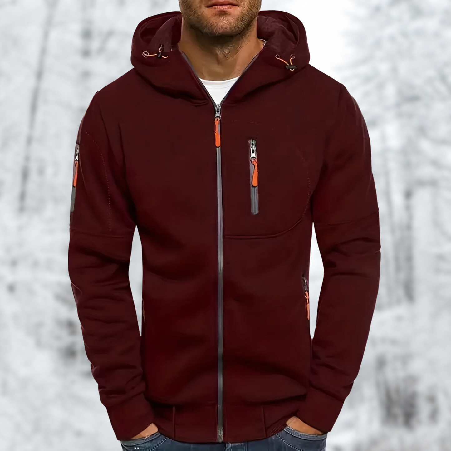 Insulated Water Resistant Hooded Winter Coat