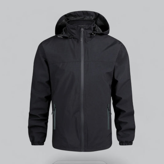 Men's Slim Waterproof Parka Coat - OutfitLondon