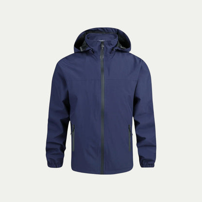 Slim Water Resistant Men's Hooded Jacket - OutfitLondon