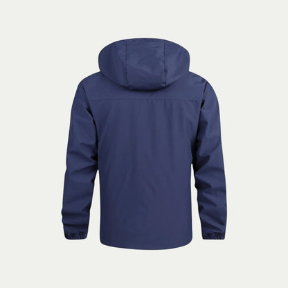Slim Water Resistant Men's Hooded Jacket