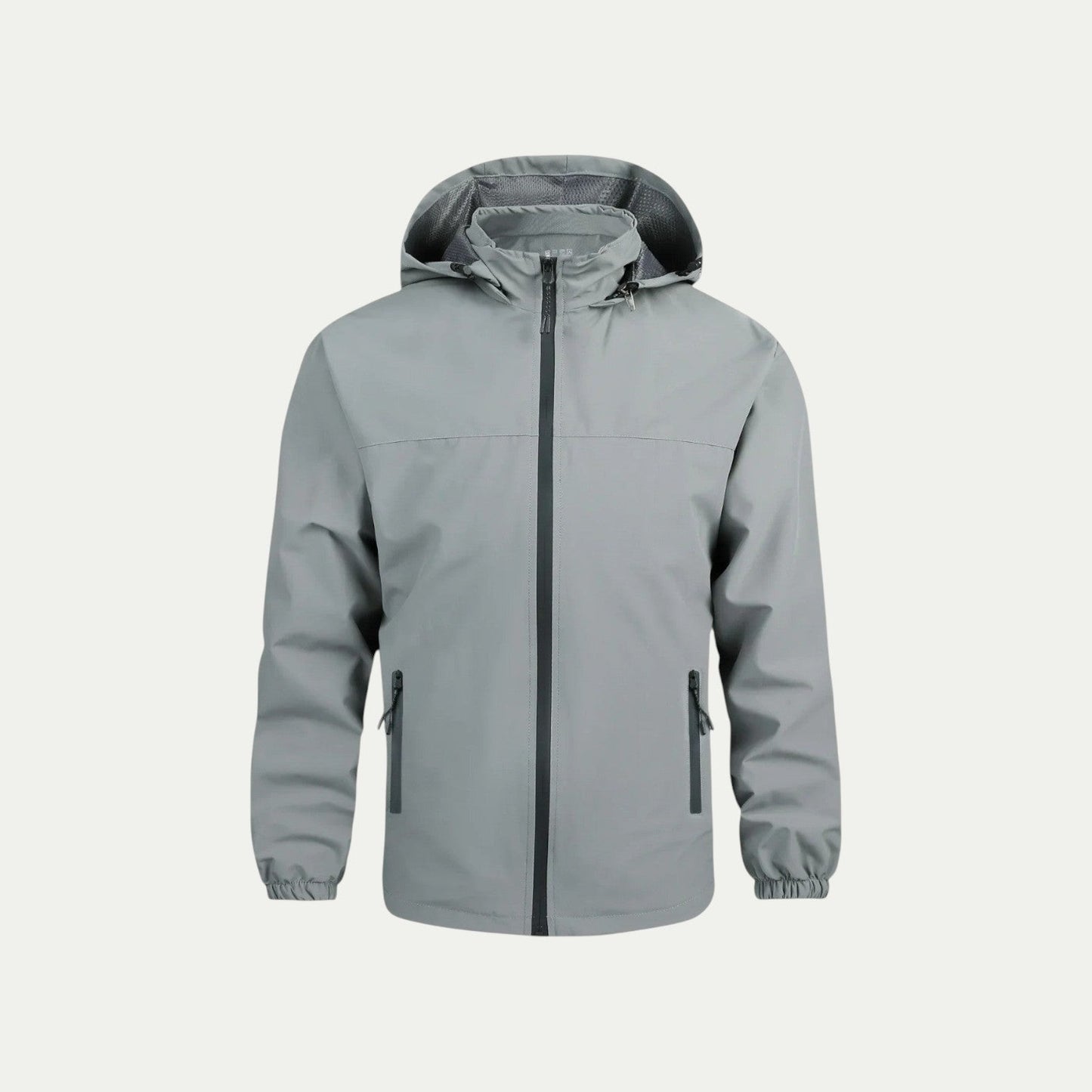 Slim Water Resistant Men's Hooded Jacket