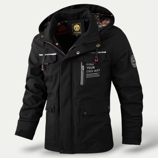 Waterproof Men's Hooded Jacket Coat - OutfitLondon