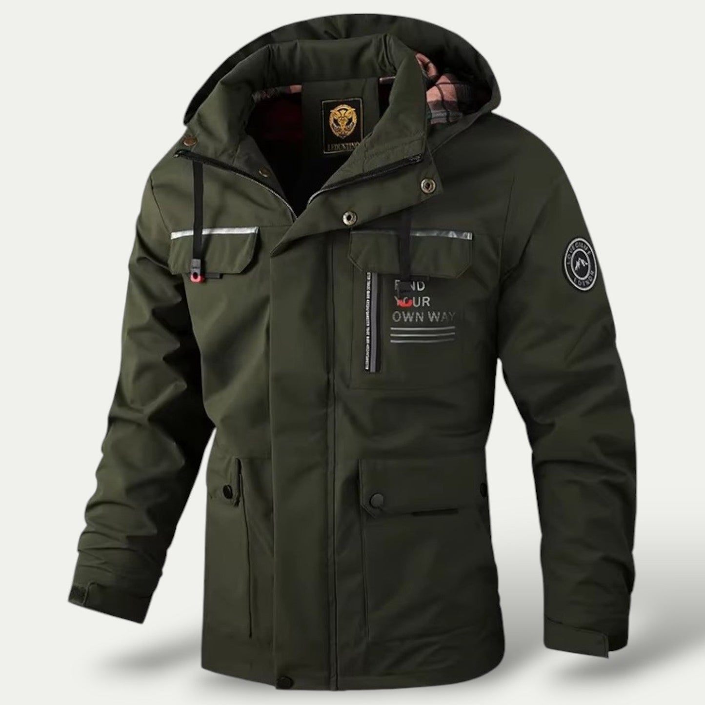Waterproof Men's Hooded Jacket Coat