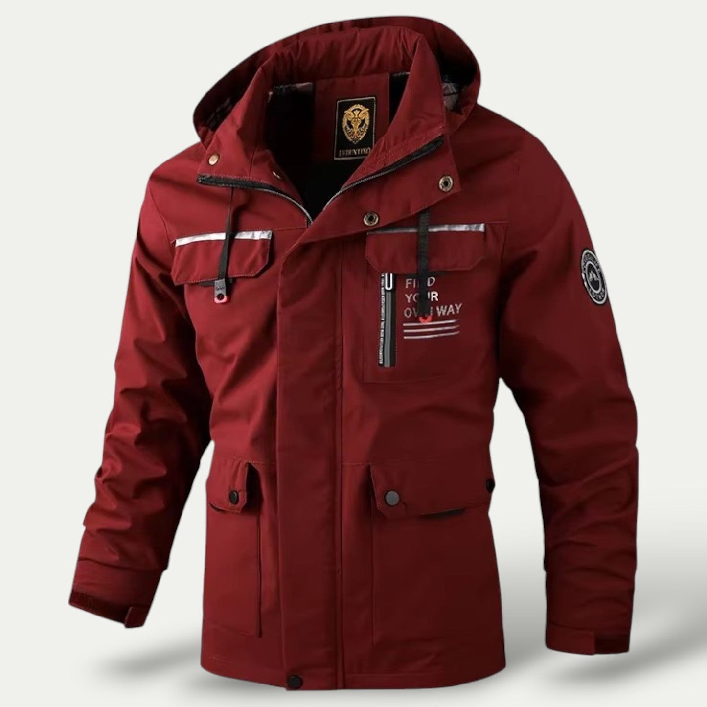 Waterproof Men's Hooded Jacket Coat