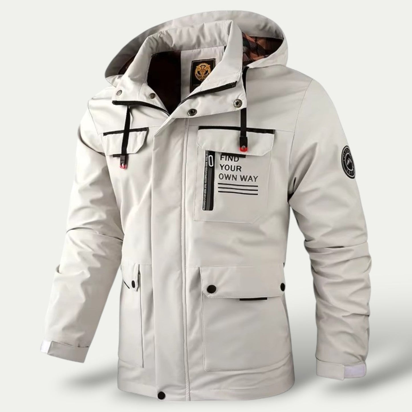 Waterproof Men's Hooded Jacket Coat