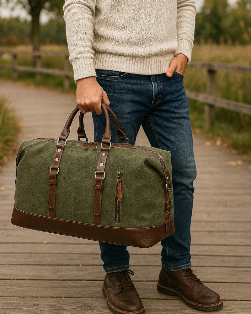 Large Capacity Weekend Duffel Bag for Men