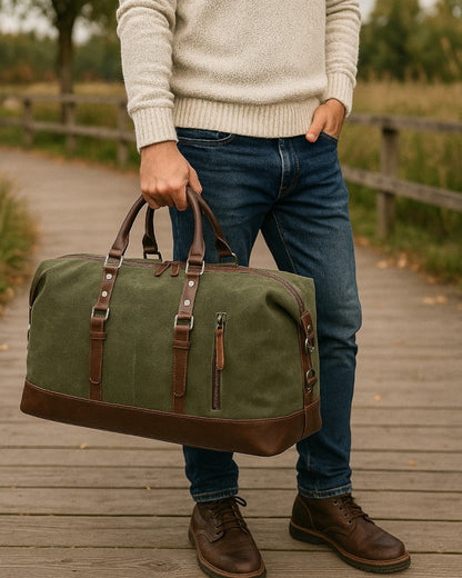 Large Capacity Weekend Duffel Bag for Men