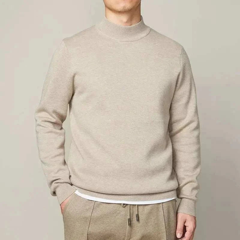 Comfortable Men's Crew Neck Knitted Sweater