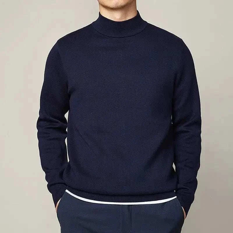 Comfortable Men's Crew Neck Knitted Sweater