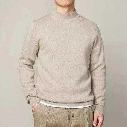 Comfortable Men's Crew Neck Knitted Sweater