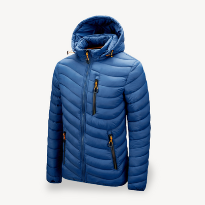 Warm Waterproof Quilted Men's Puffer Jacket