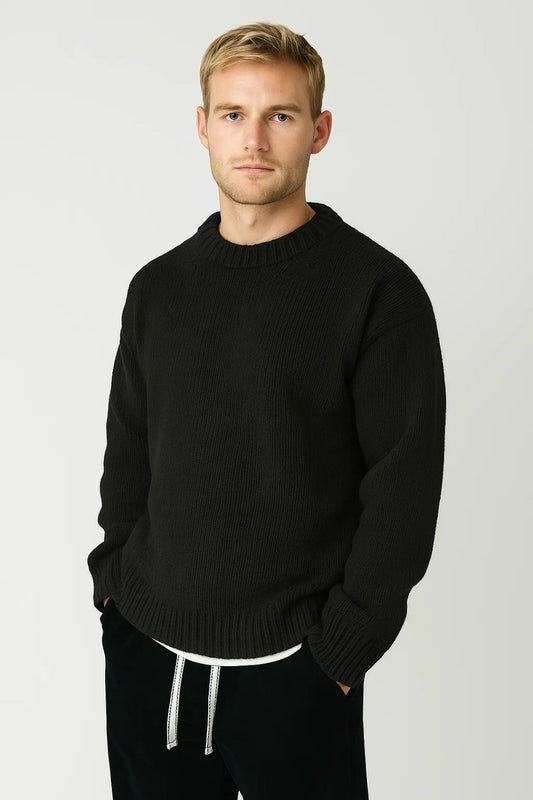 Men's Casual Soft Wool Blend Winter Sweater
