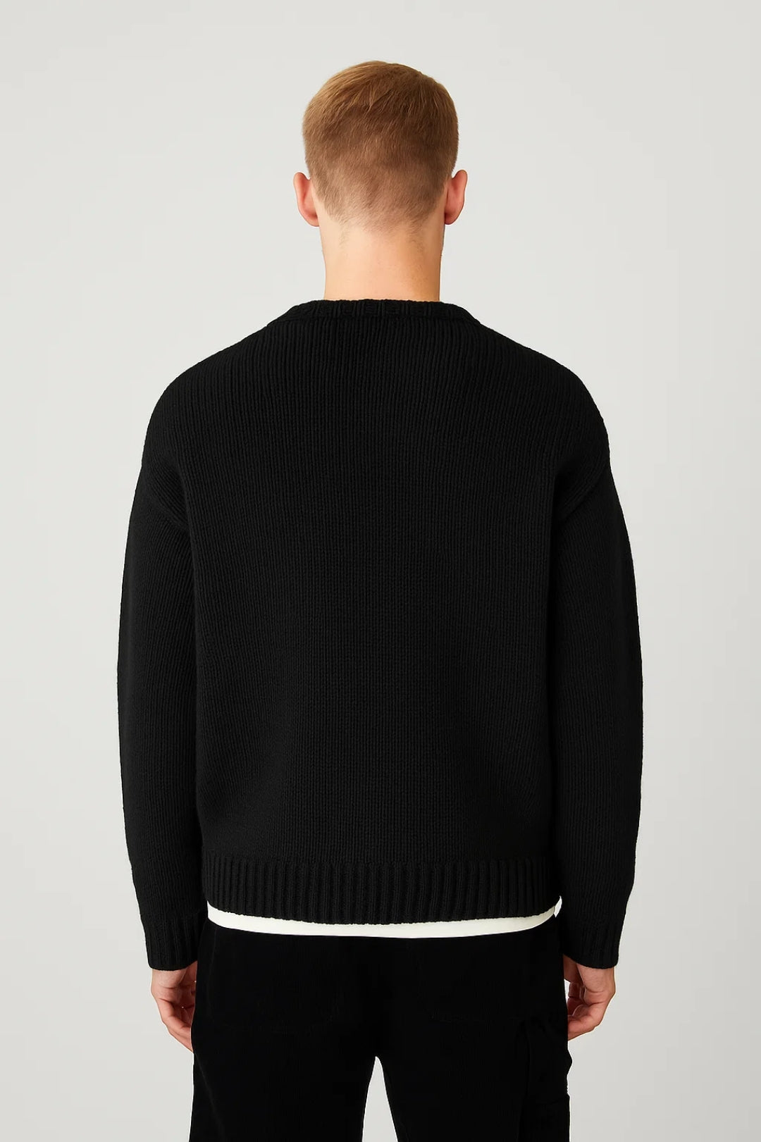 Men's Casual Soft Wool Blend Winter Sweater