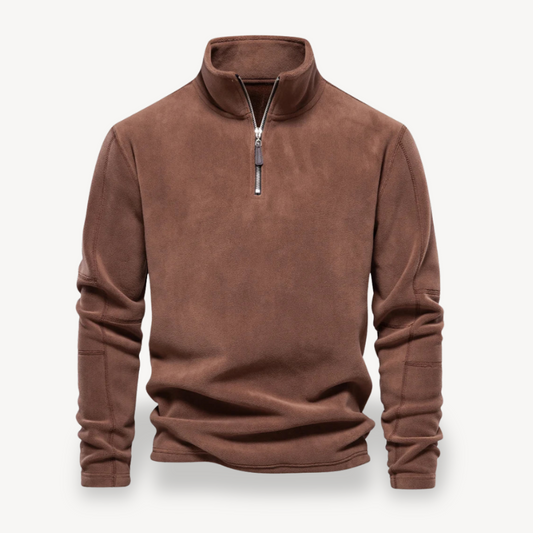 Classic Men's Fleece Jacket Pullover - OutfitLondon