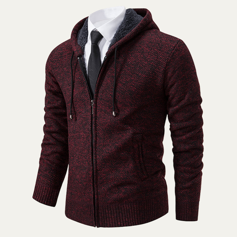 Men's Soft Knitted Zipper Sweater