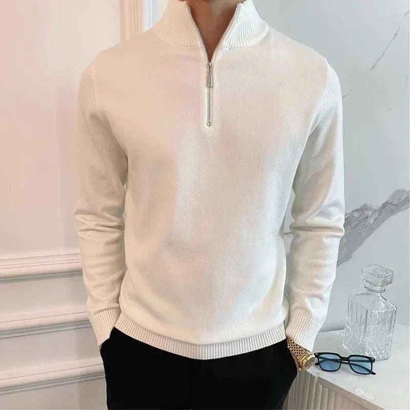 Men's Cozy Zipper Sweater