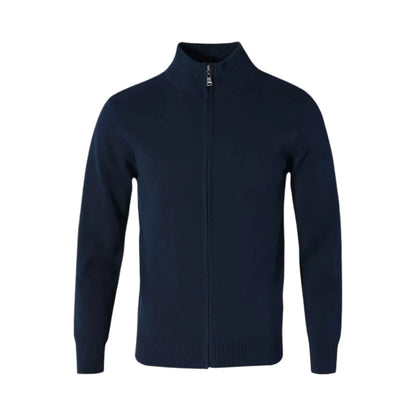 Men's Stylish Knit Zip-Up Cardigan Sweater