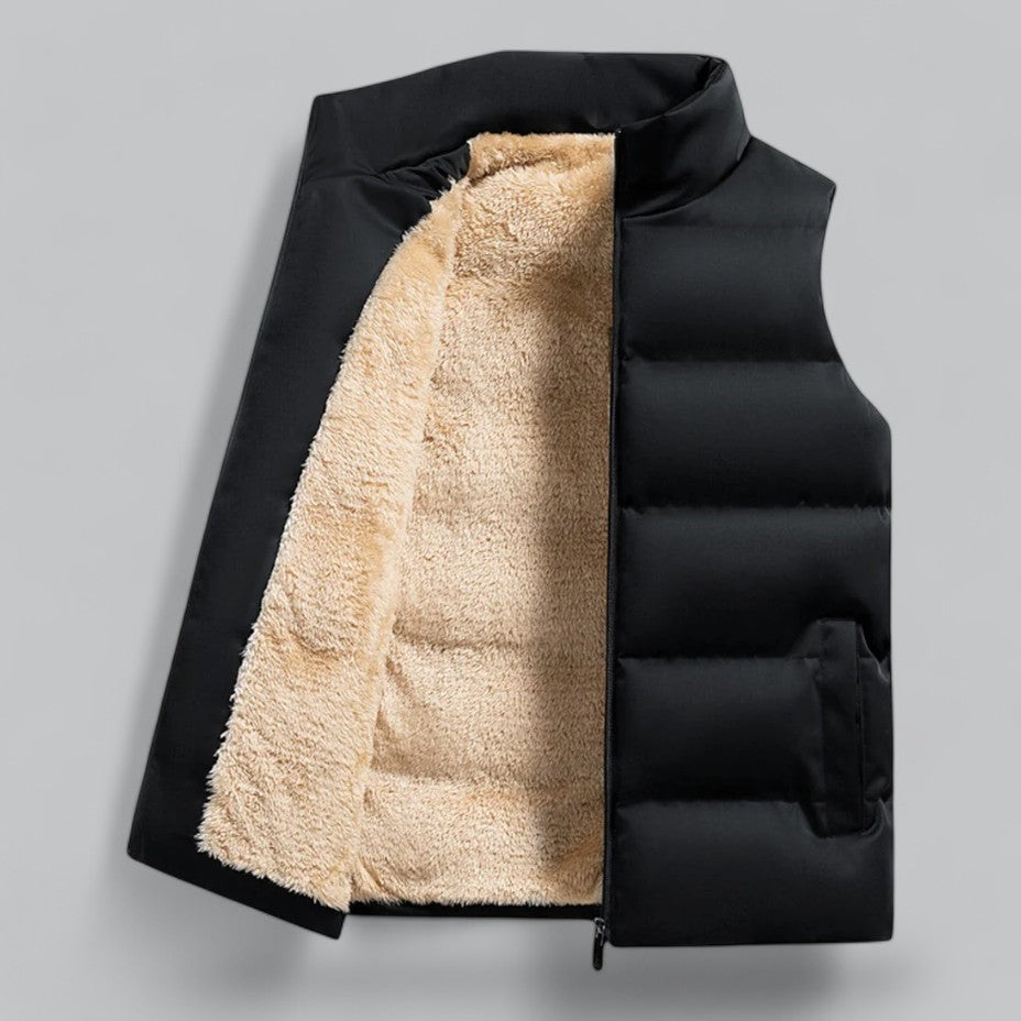 Warm Mens Faux Fur Gilet