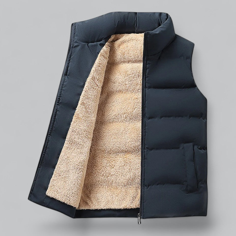 Warm Mens Faux Fur Gilet