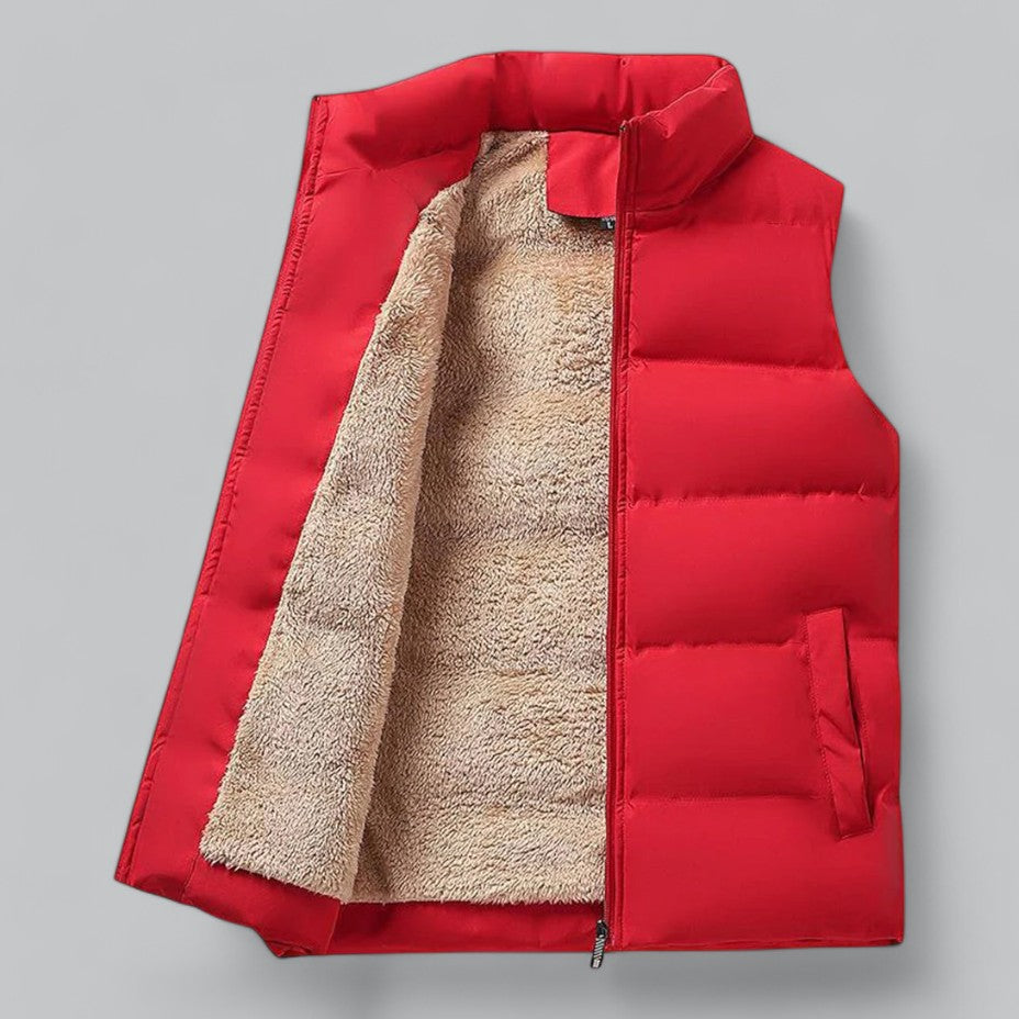 Warm Mens Faux Fur Gilet