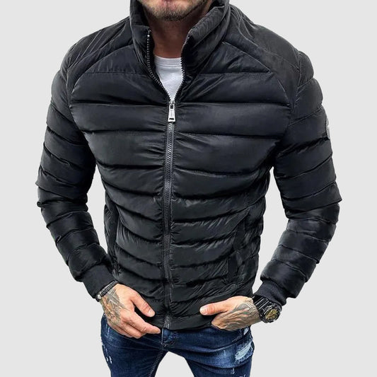 Warm Waterproof Men's Puffer Coat for Winter - OutfitLondon