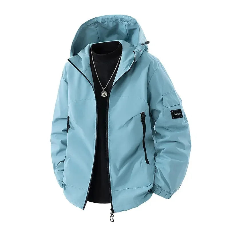 Warm Men's Large Puffer Ski Jacket