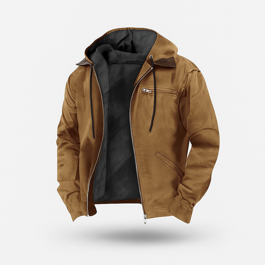 Men's Autumn Leather Coat - OutfitLondon
