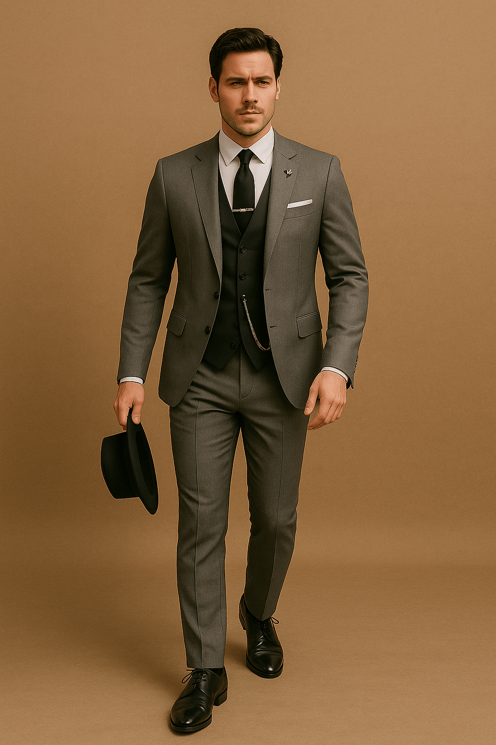 Classic 3-Piece Formal Suit Set for Men