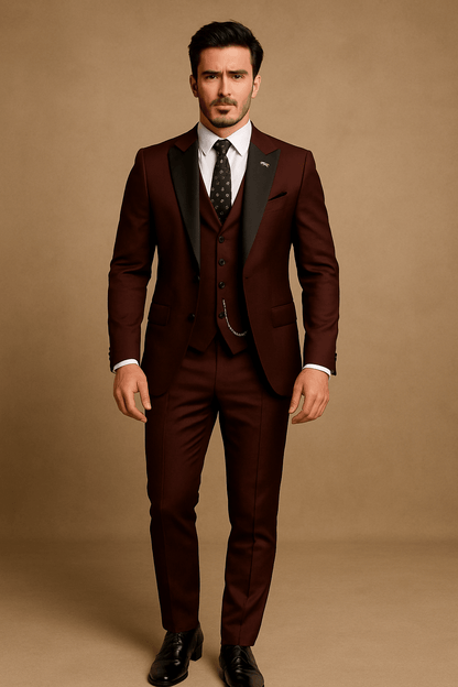 Classic 3-Piece Formal Suit Set for Men