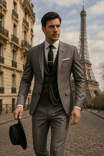Classic 3-Piece Formal Suit Set for Men
