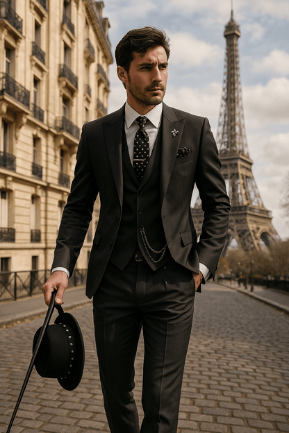 Classic 3-Piece Formal Suit Set for Men