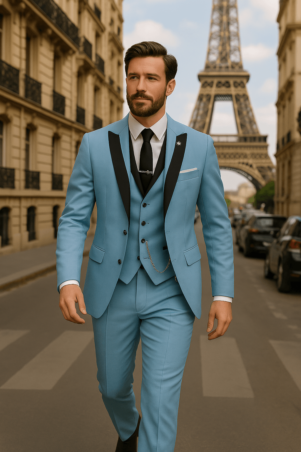 Classic 3-Piece Formal Suit Set for Men