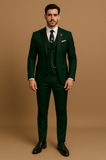 Classic 3-Piece Formal Suit Set for Men