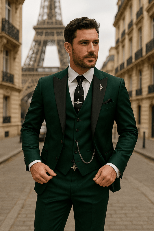 Classic 3-Piece Formal Suit Set for Men - OutfitLondon