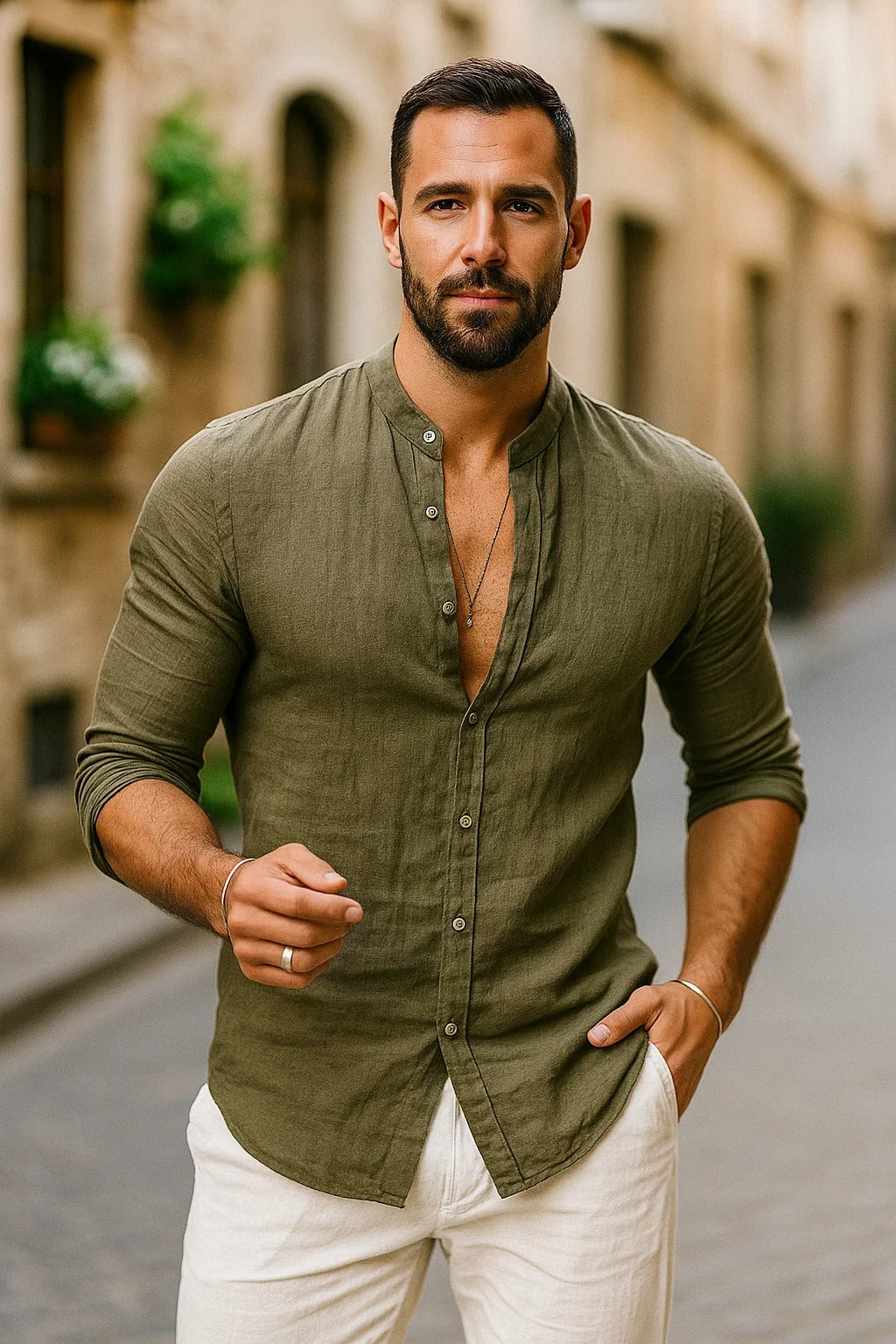 Men's Comfortable Short Sleeve Casual Shirt