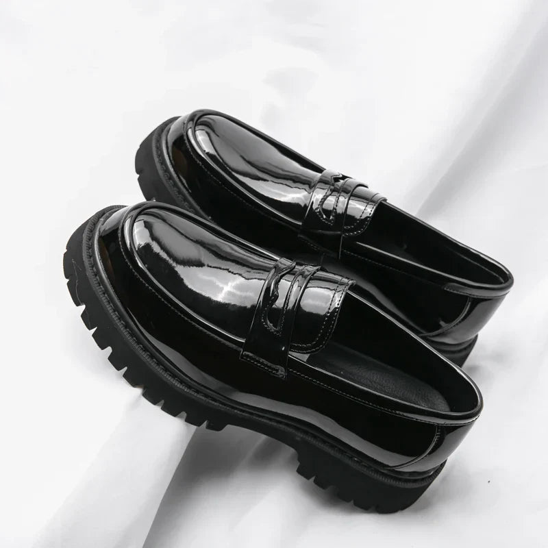 Men's Leather Comfort Slip On Shoes