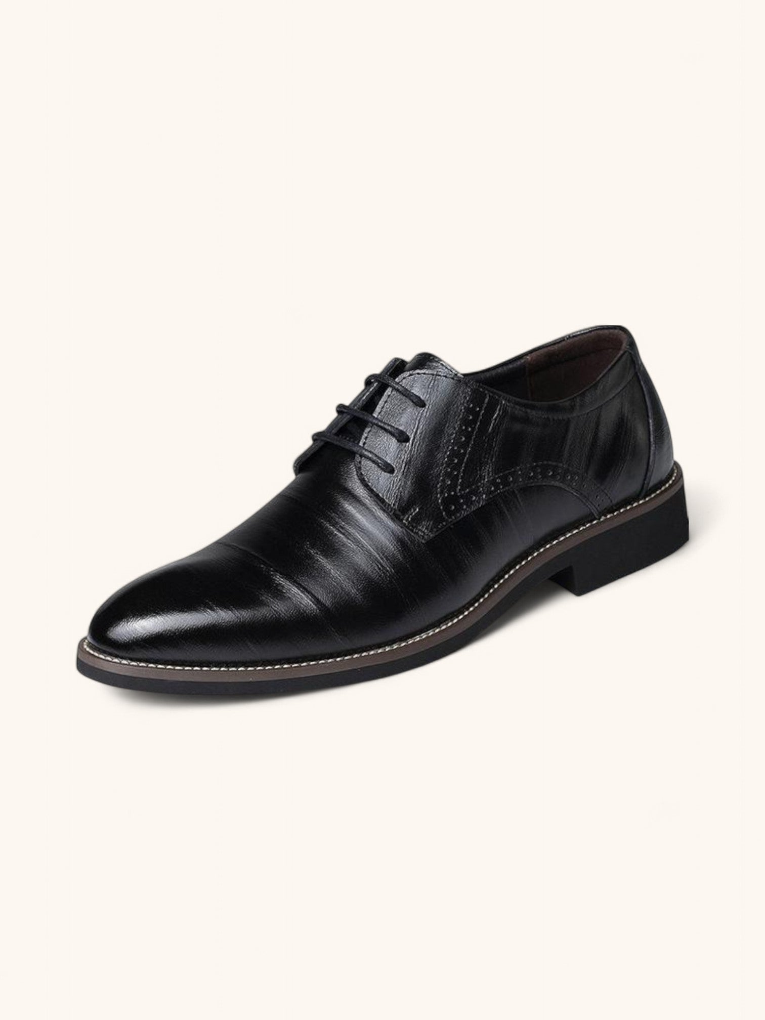 Men's Leather Lace Up Formal Shoes - OutfitLondon