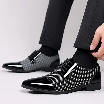 Classic Men's Leather Oxford Shoes - Smart Formal Wear