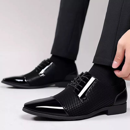 Classic Men's Leather Oxford Shoes - Smart Formal Wear